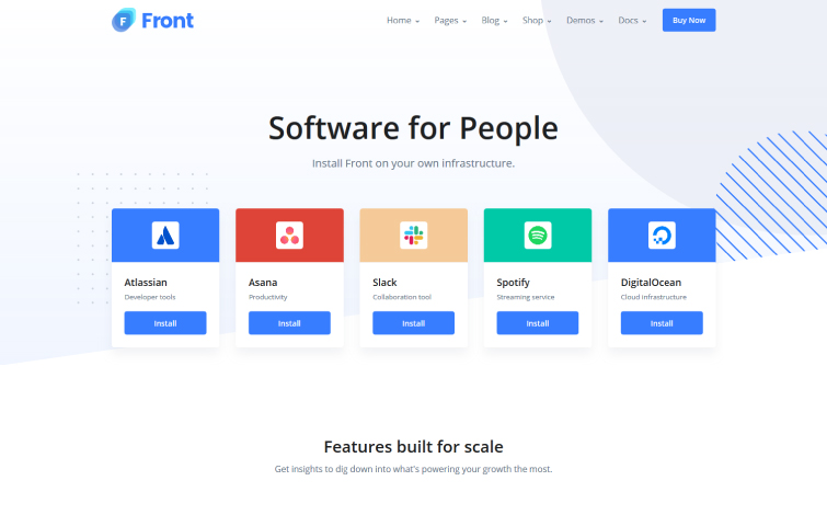 landing page banner